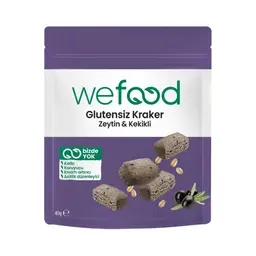 Wefood Glutensiz Zeytinli Light Kraker 40 G