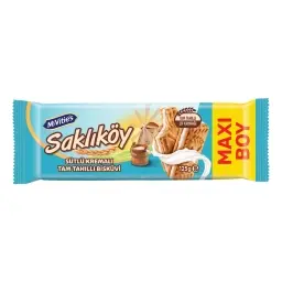 Ülker Saklıköy Sütlü Kremalı Maxi Bisküvi 125 G