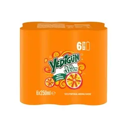 Yedigün Özel Lezzet Tatlı Portakal Gazlı İçecek 6x250 ml