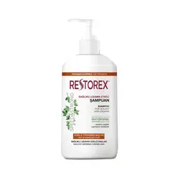 Restorex Kuru ve Yıpranmış Saçlar için Pompalı Şampuan 1000 Ml