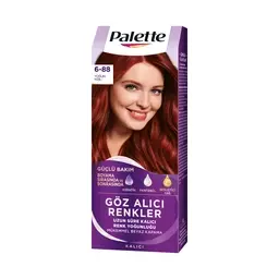 Palette Göz Alıcı Renkler Yoğun Kızıl Saç Boyası 6-88