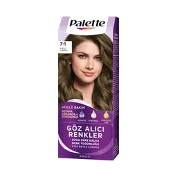 Palette Göz Alıcı Renkler Küllü Kumral Saç Boyası 7-1