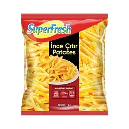 Superfresh İnce Çıtır Patates Dondurulmuş 1 Kg