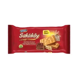 McVitie's Saklıköy Çikolata Kremalı Bisküvi 4x100 G