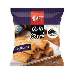 Nimet Mini Rulo Börek Patlıcanlı Dondurulmuş 500 G