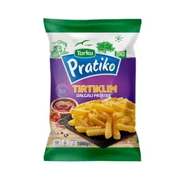 Pratiko Tırtıklım Patates Dondurulmuş 1000 G