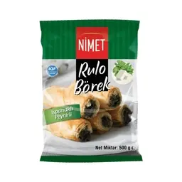 Nimet Mini Rulo Börek Ispanaklı Peynirli Dondurulmuş 500 G