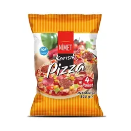 Nimet Pizza Dondurulmuş 4x205 G