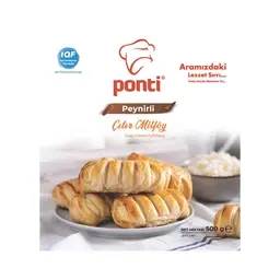 Ponti Peynirli Çıtır Milföy Dondurulmuş 500 G