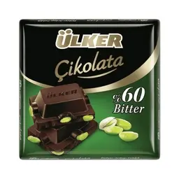 Ülker Antep Fıstıklı Bitter Çikolata 65 G