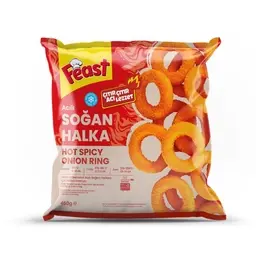 Feast Acılı Soğan Halkası Dondurulmuş 450 G