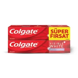 Colgate Visible White Diş Macunu 2x75 ml