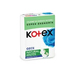 Kotex Natural Gece Hijyenik Ped 14'lü
