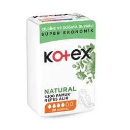 Kotex Natural Normal Hijyenik Ped 20'li