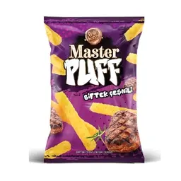 Master Puff Biftek Soğan Mısır Cipsi 90 G