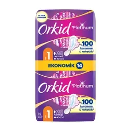 Orkid Platinum Normal Hijyenik Ped 14'lü