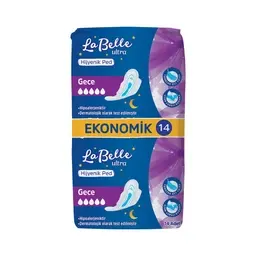 La Belle Ultra Gece Hijyenik Ped 14'lü