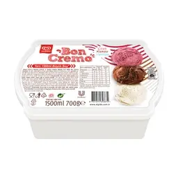Algida Bon Cremo Kakao Vanilya Çilek 1500 ml
