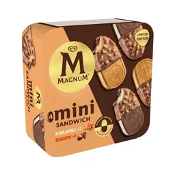 Magnum Sandwich Mini Karamel & Badem 400 ml