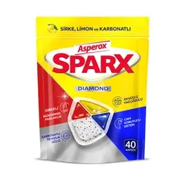 Asperox Sparx Diamond Bulaşık Makinesi Kapsülü 40'lı